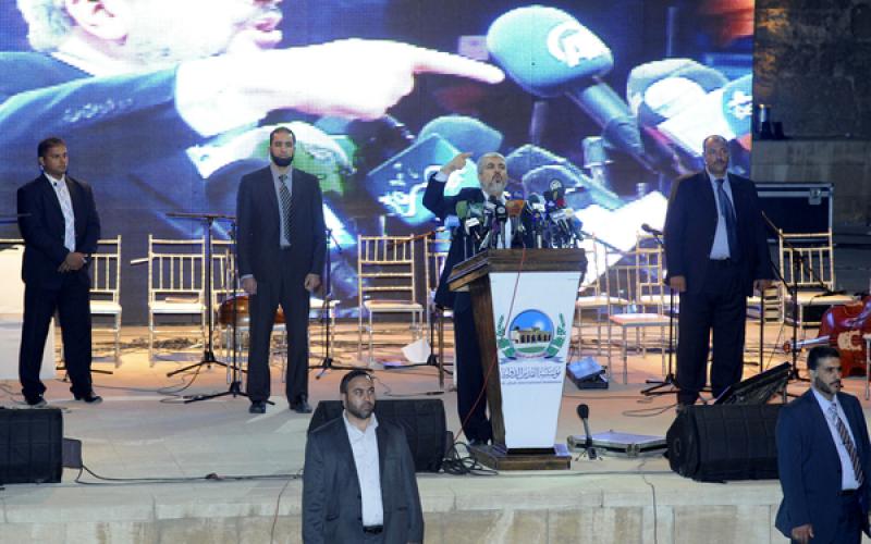صور.. مهرجان بذكرى فتح القدس في القاهرة