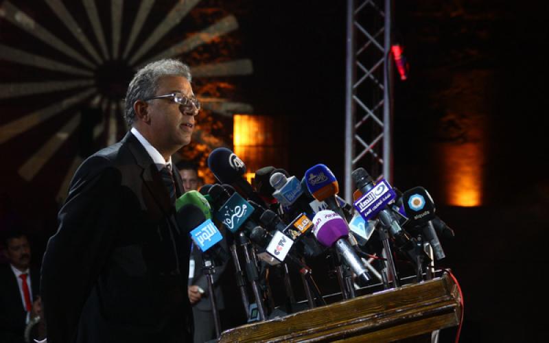 صور.. مهرجان بذكرى فتح القدس في القاهرة