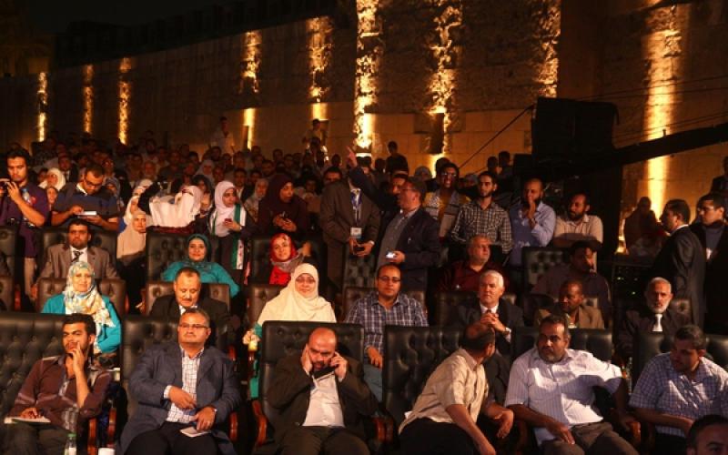 صور.. مهرجان بذكرى فتح القدس في القاهرة