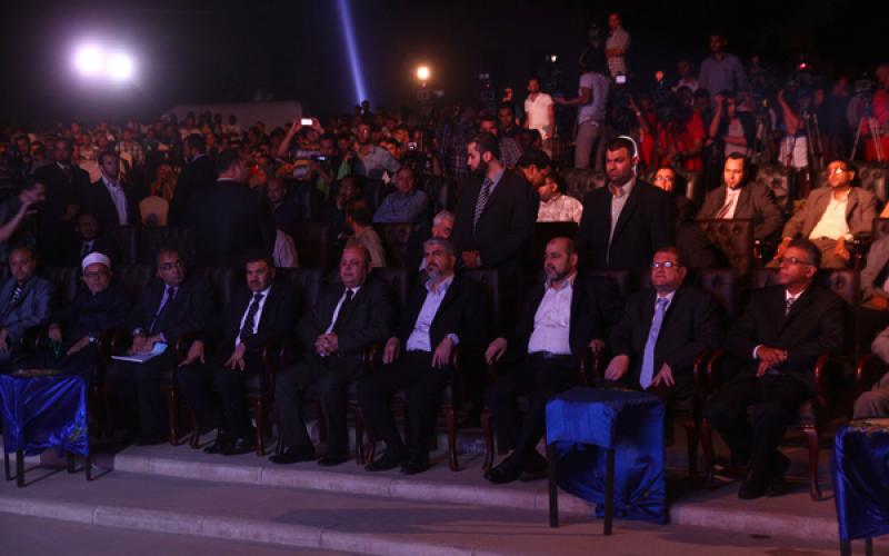 صور.. مهرجان بذكرى فتح القدس في القاهرة