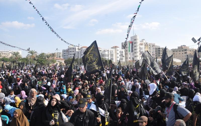 صور.. مهرجان إنطلاقة حركة الجهاد في غزة