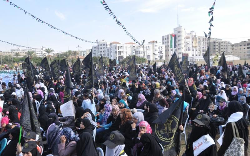 صور.. مهرجان إنطلاقة حركة الجهاد في غزة