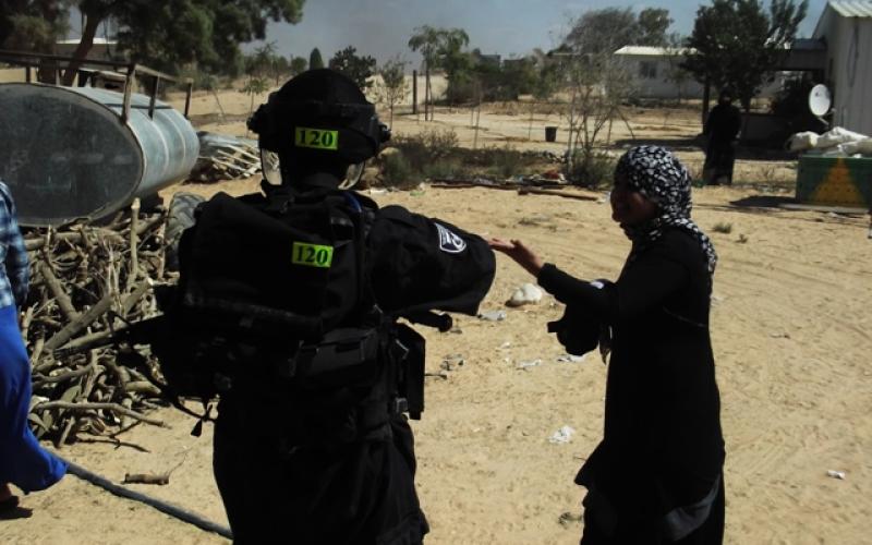 صور .. اقتحام الاحتلال لقرية بير هداج بالنقب المحتل