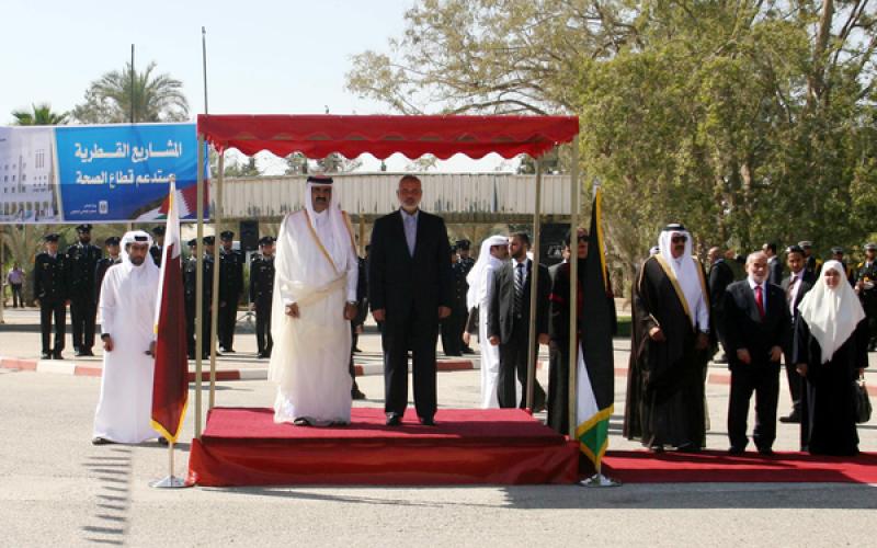 صور.. زيارة أمير قطر التاريخية إلى غزة