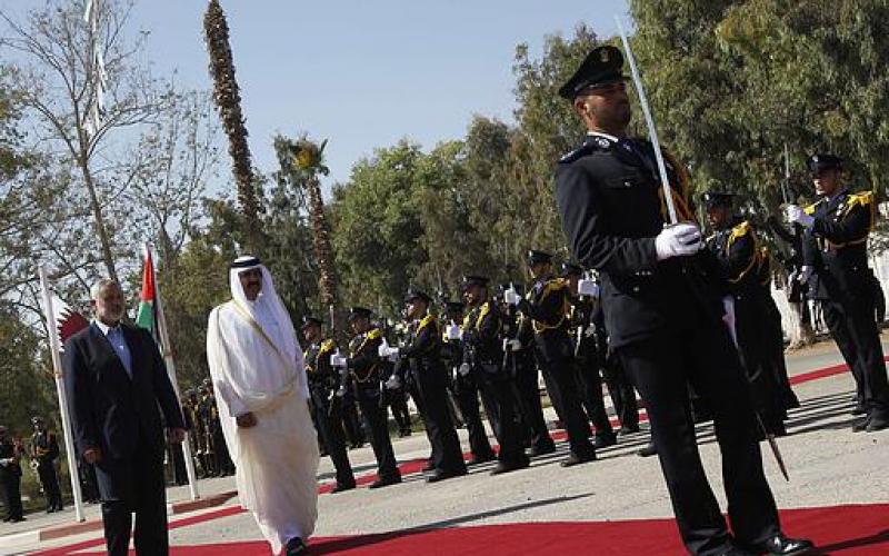 صور.. زيارة أمير قطر التاريخية إلى غزة