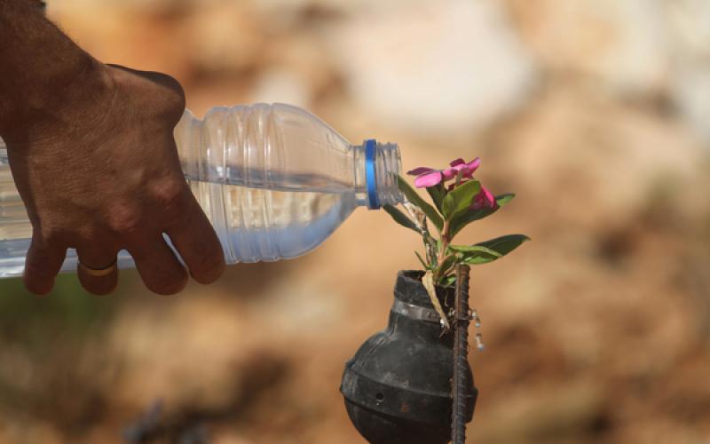 صور: في الضفة.. قنابل الموت طريق للحياة