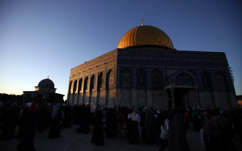 صور: أجواء العيد في المسجد الأقصى