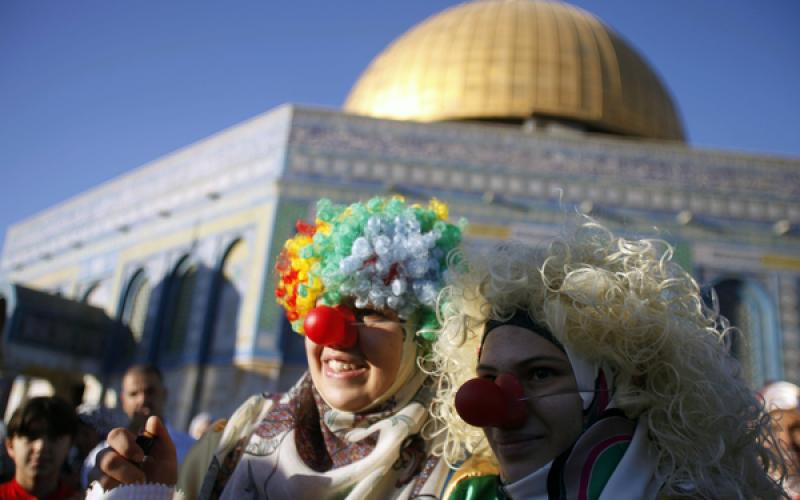 صور: أجواء العيد في المسجد الأقصى