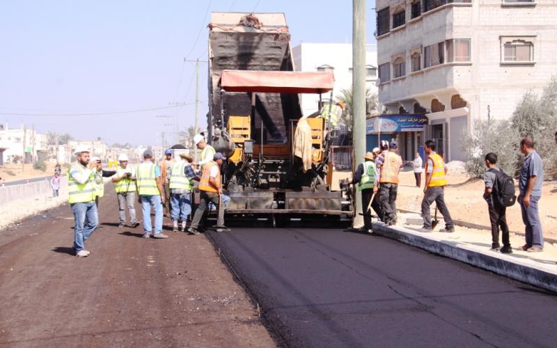 صور: تقدّم العمل في شارع صلاح الدين