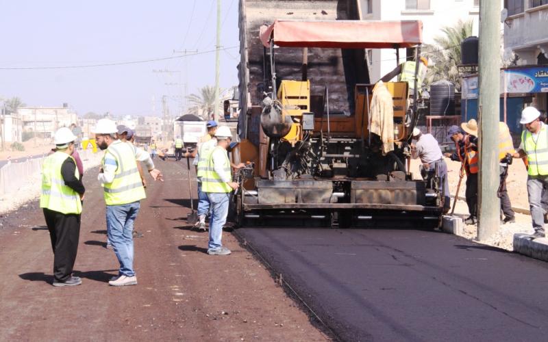 صور: تقدّم العمل في شارع صلاح الدين