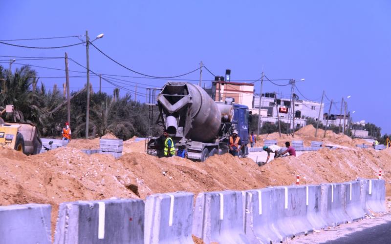 صور: تقدّم العمل في شارع صلاح الدين