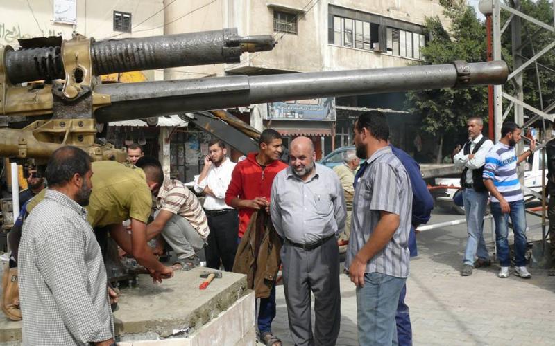 صور: المدفع الأثري الذي وجد ببحر دير البلح‎