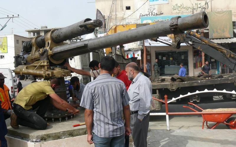 صور: المدفع الأثري الذي وجد ببحر دير البلح‎