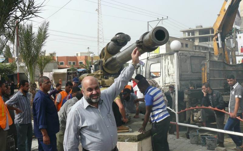 صور: المدفع الأثري الذي وجد ببحر دير البلح‎