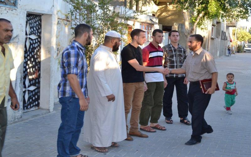 بالصور: التعليم يكرم شهداؤه الموظفين وسط القطاع