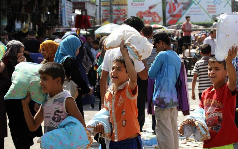 صور: أسواق العيد في قطاع غزة