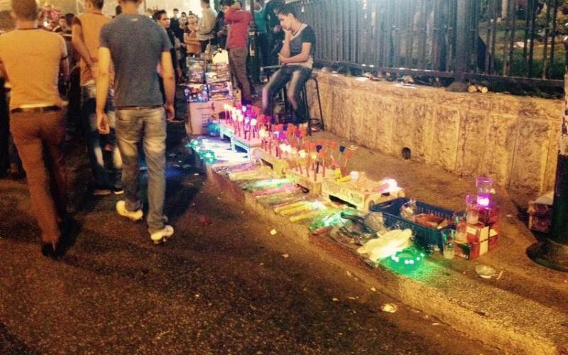 صور: أجواء ليلة العيد في مدينة نابلس
