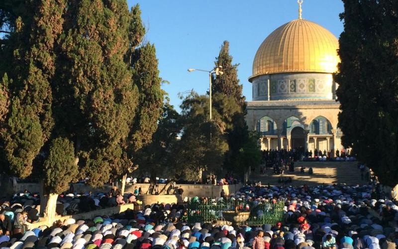 صور : عيد الأضحى من المسجد الأقصى