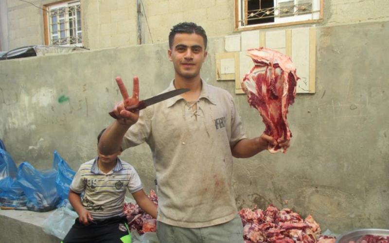 صور: أضاحي العيد في غزة