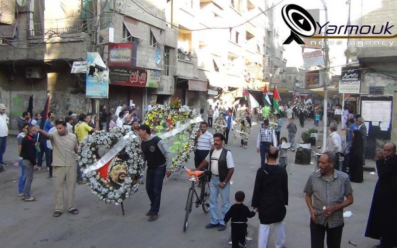 صور: أجواء العيد في مخيم اليرموك المحاصر