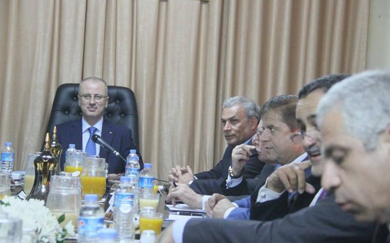 صور: بدء اجتماع حكومة التوافق بغزة