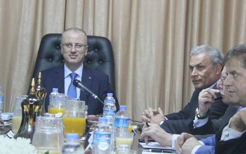 صور: بدء اجتماع حكومة التوافق بغزة