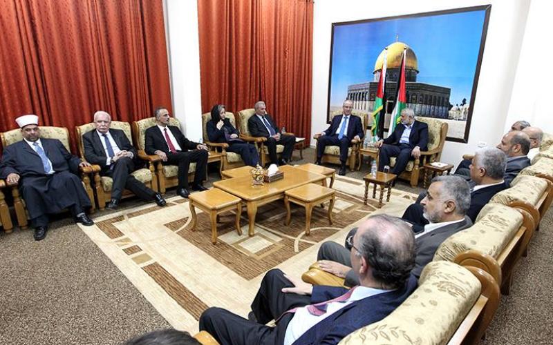 صور: حكومة التوافق في ضيافة هنية
