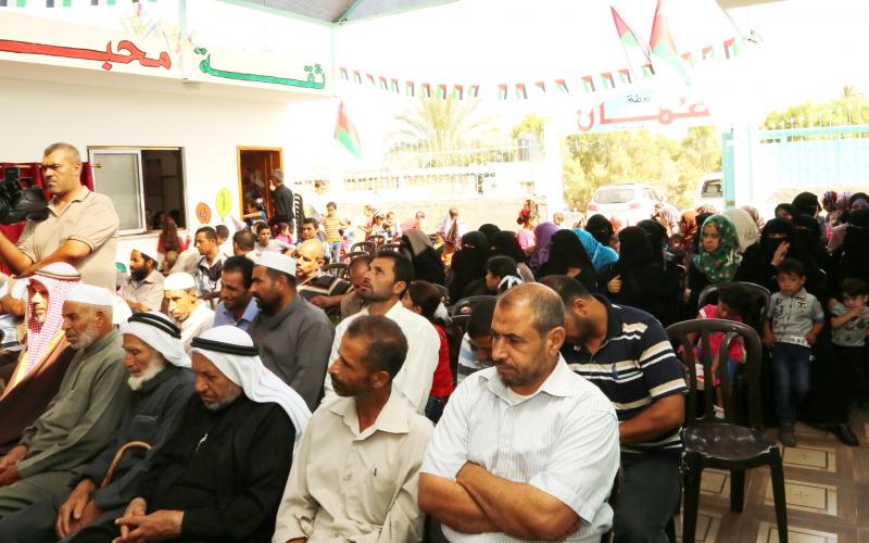 بالصور: "العُمانية" تفتتح روضة عُمان بخانيونس