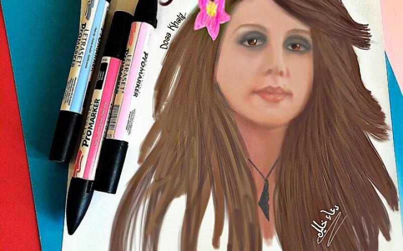 صور: لوحات مدهشة بريشة الفنانة دعاء خليل‎