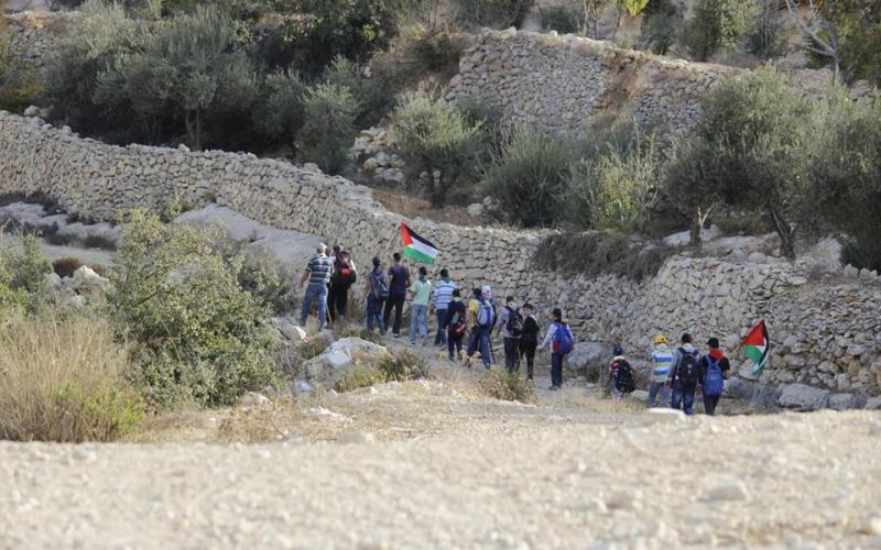 صور: مجموعة كشفية تنظم رحلة برية بالخليل