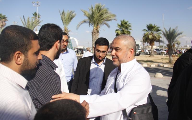 صور: وصول أول فوج من الحجاج إلى القطاع