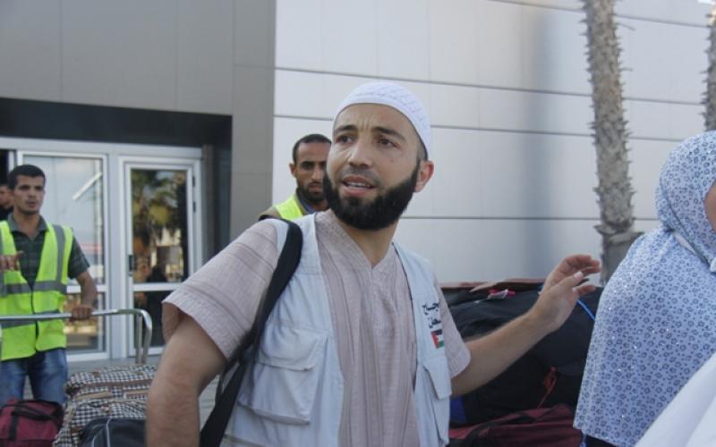 صور: وصول أول فوج من الحجاج إلى القطاع