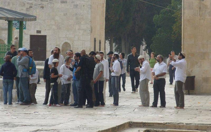 المستوطنون يدنسون الأقصى صباح اليوم