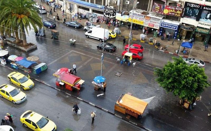 صور: أمطار الخير تهطل على نابلس