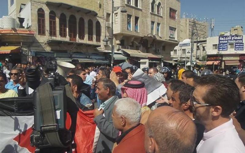 صور: مسيرات في الأردن استنكارا  للاعتداء على الأقصى