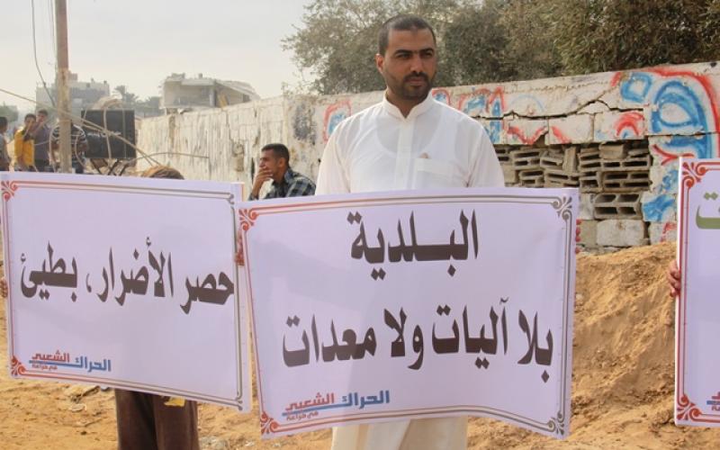 صور: خزاعة تبدأ حراكًا شعبيًا للإسراع بإعمارها
