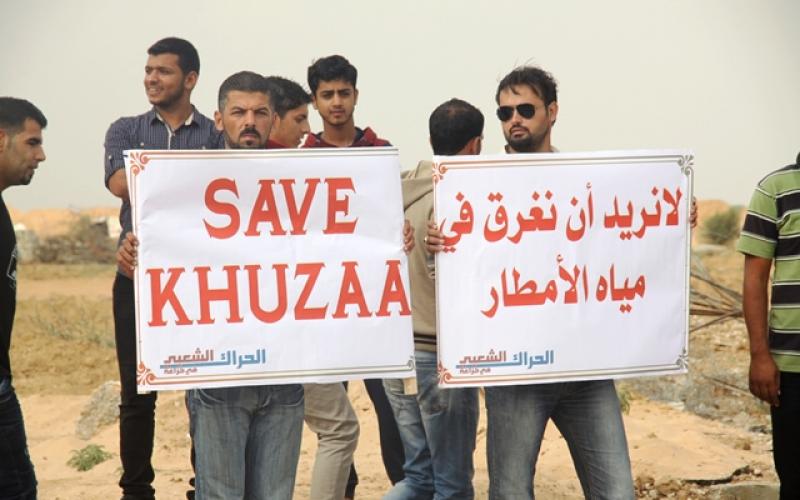 صور: خزاعة تبدأ حراكًا شعبيًا للإسراع بإعمارها