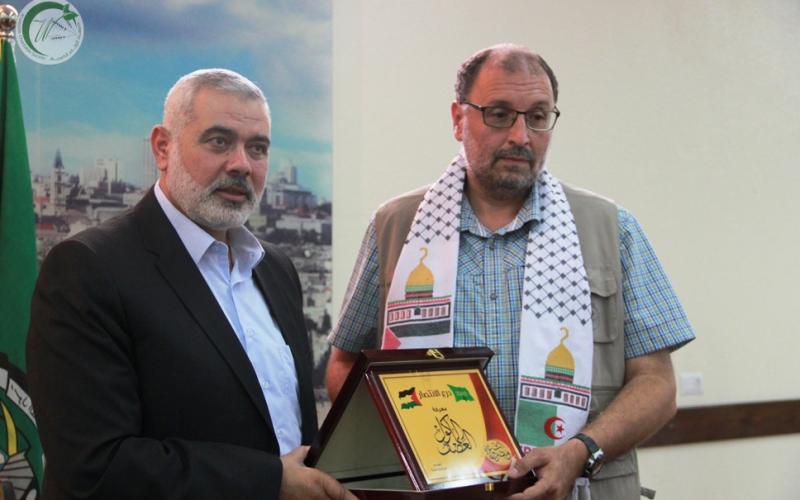 هنية يشيد بعمق العلاقة الجزائرية الفلسطينية
