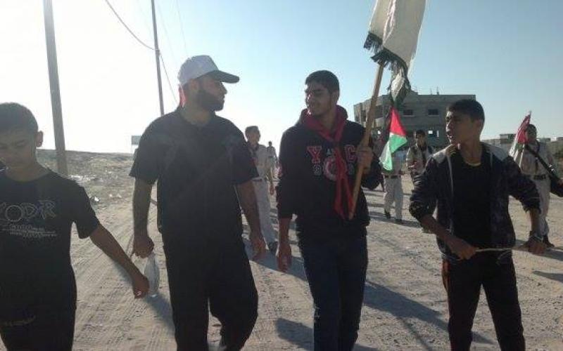 بالصور: مسير لـ"كشافة الأخوة" بالنصيرات