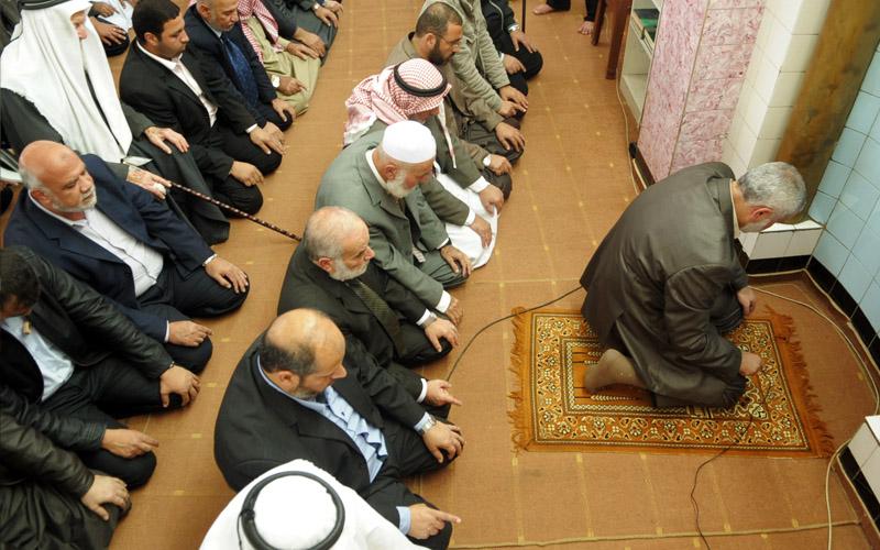 بالصور.. جنازة الشيخ النجار يتقدّمها هنية وقادة حماس