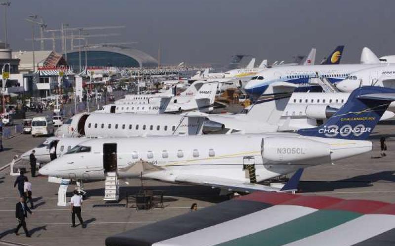 بالصور.. أكبر معرض للطيران في دبي