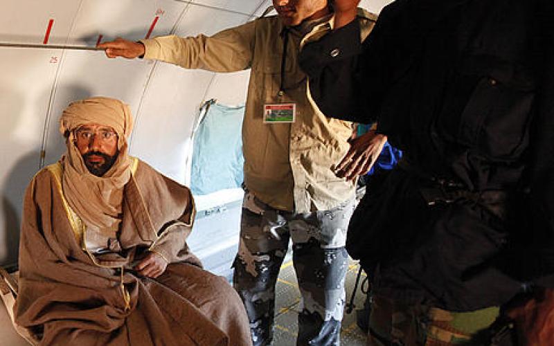 اعتقال سيف الإسلام القذافي (فيديو+صور)