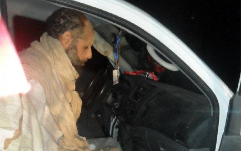 صور جديدة لسيف القذافي عند اعتقاله