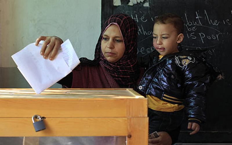 صور.. إقبال كثيف على الانتخابات المصرية