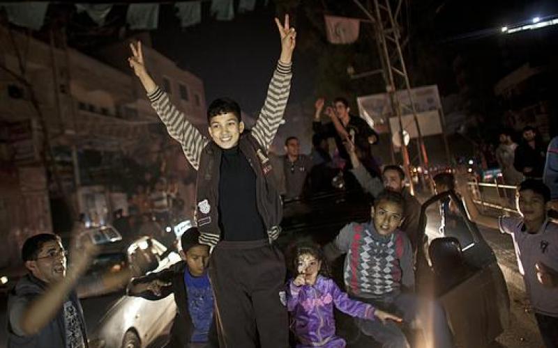 صور.. فرحة غزة بانتصارها على (إسرائيل)