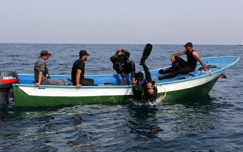 بالصور: إحباط عملية تهريب عبر بحر غزة