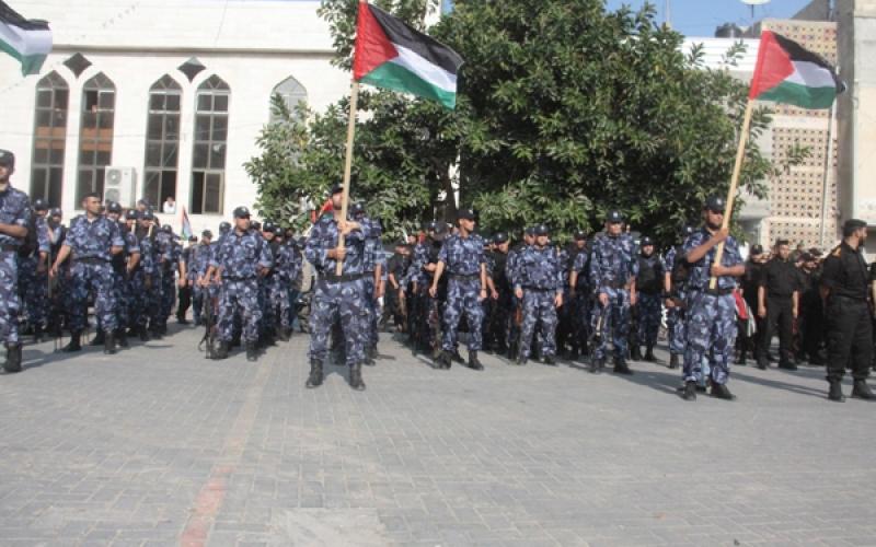 صور: مسير مهيب للداخلية شمال القطاع