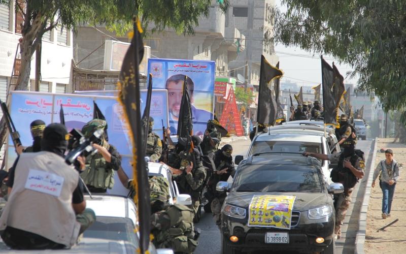 صور: سرايا القدس تزور بيت "الجعبري" بغزة