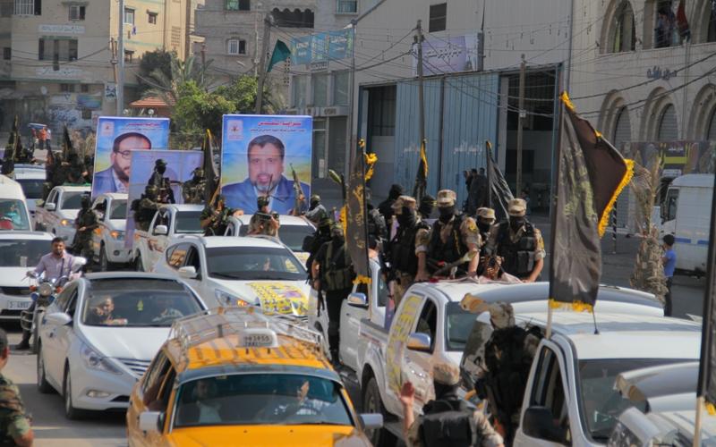 صور: سرايا القدس تزور بيت "الجعبري" بغزة