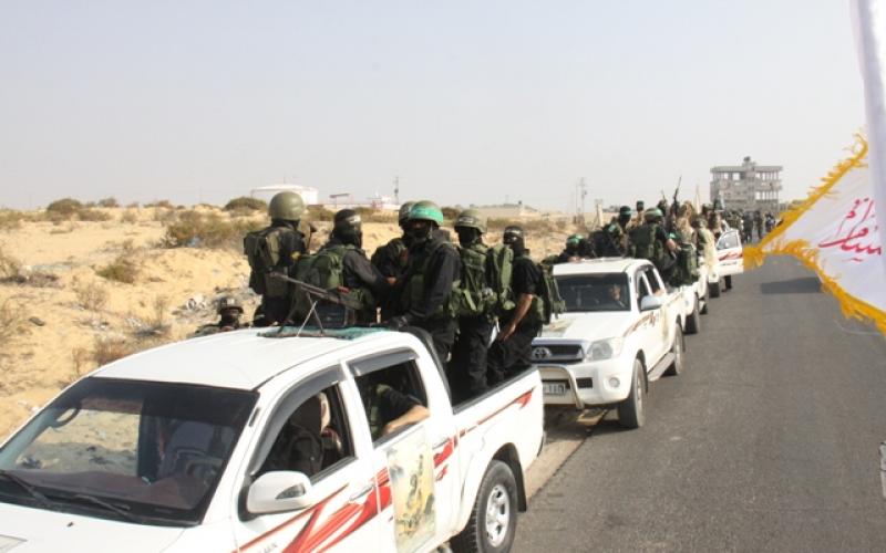 صور: رفح: عرض عسكري بذكرى "السجيل"